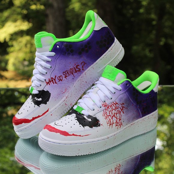 Nike Air Force 1 Low Joker Custom Men’s Size 8.5 - Picture 2 of 16